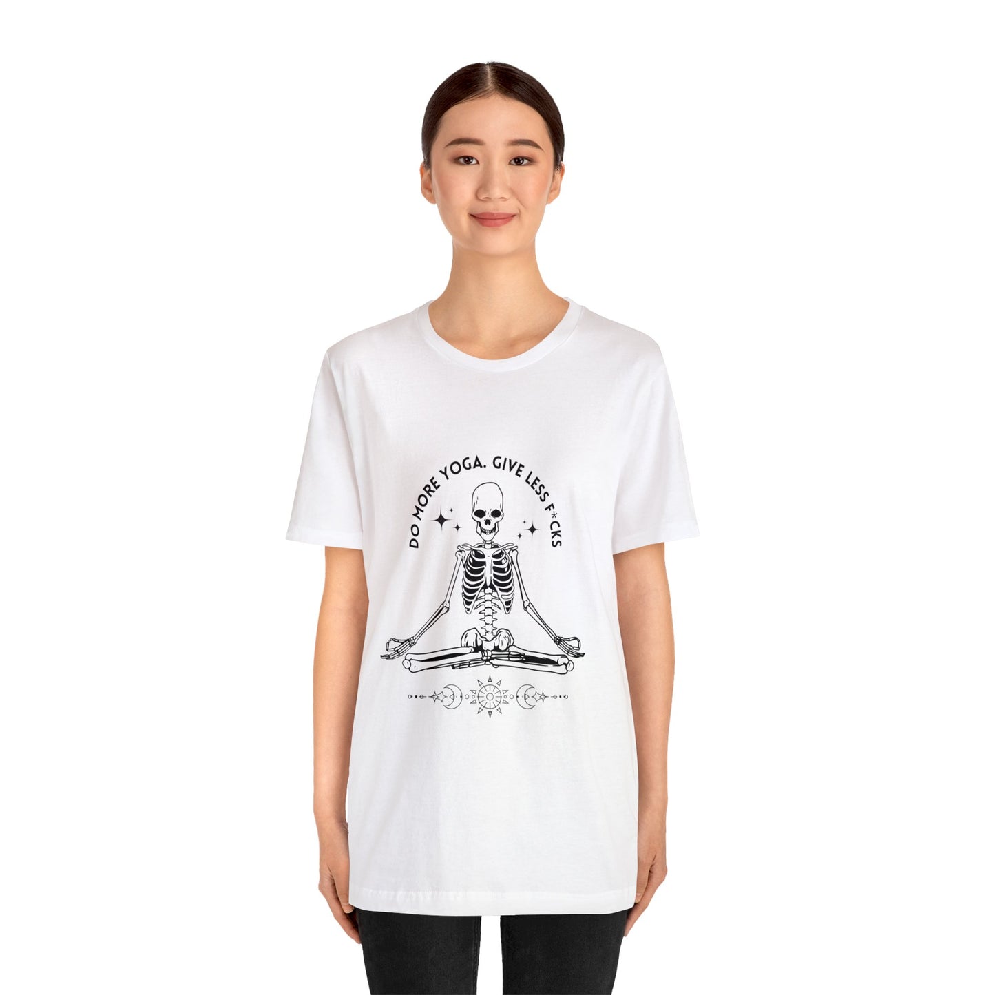 Unisex Jersey Short Sleeve Tee, Do more yoga...