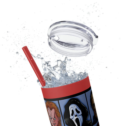 Skinny Tumbler with Straw, 20oz