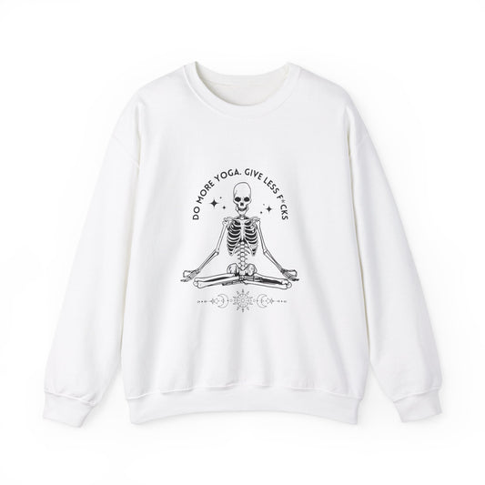 Plush Sweatshirt, Do more Yoga, Give Less F**ks