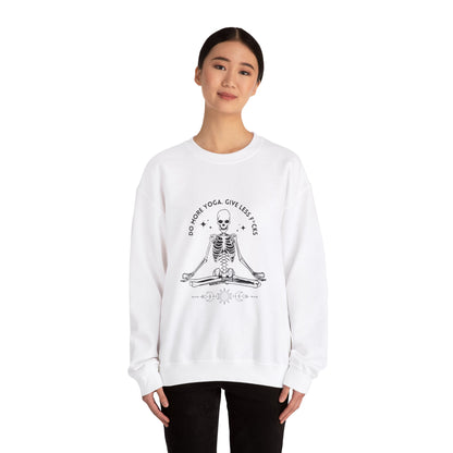 Plush Sweatshirt, Do more Yoga, Give Less F**ks