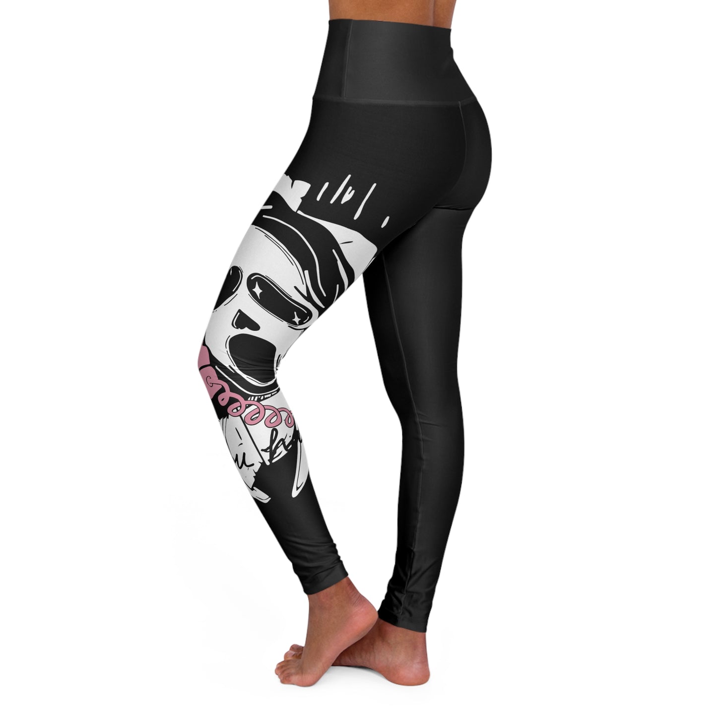 High Waisted Yoga Leggings (AOP)