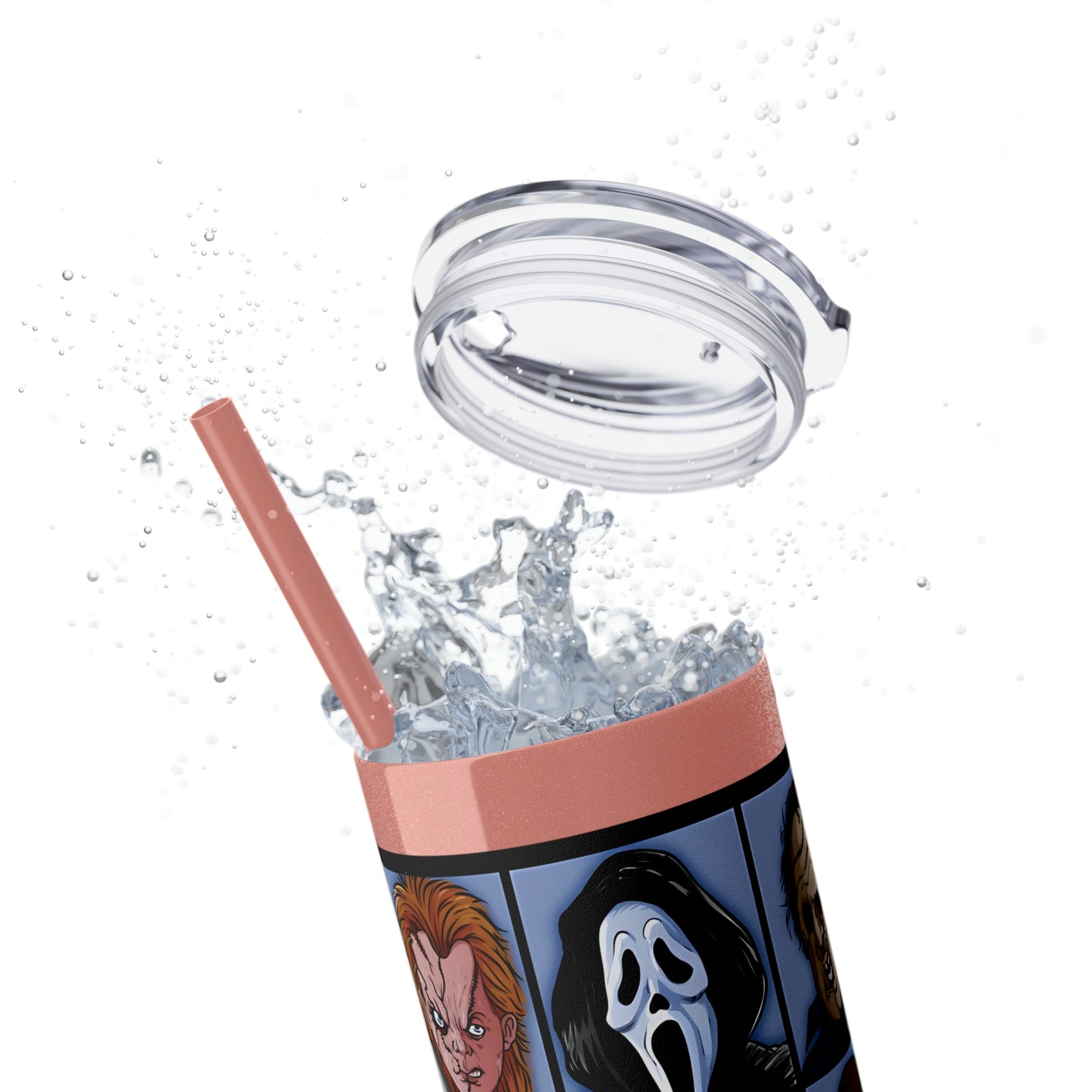 Skinny Tumbler with Straw, 20oz