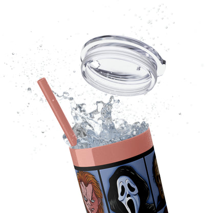 Skinny Tumbler with Straw, 20oz