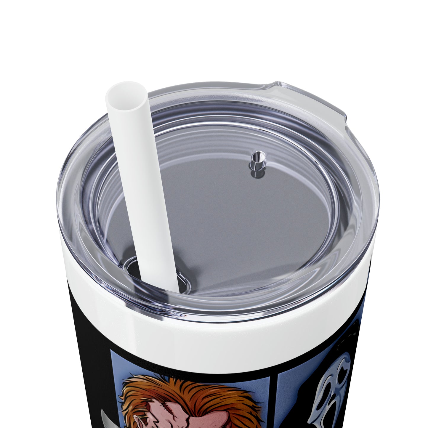 Skinny Tumbler with Straw, 20oz