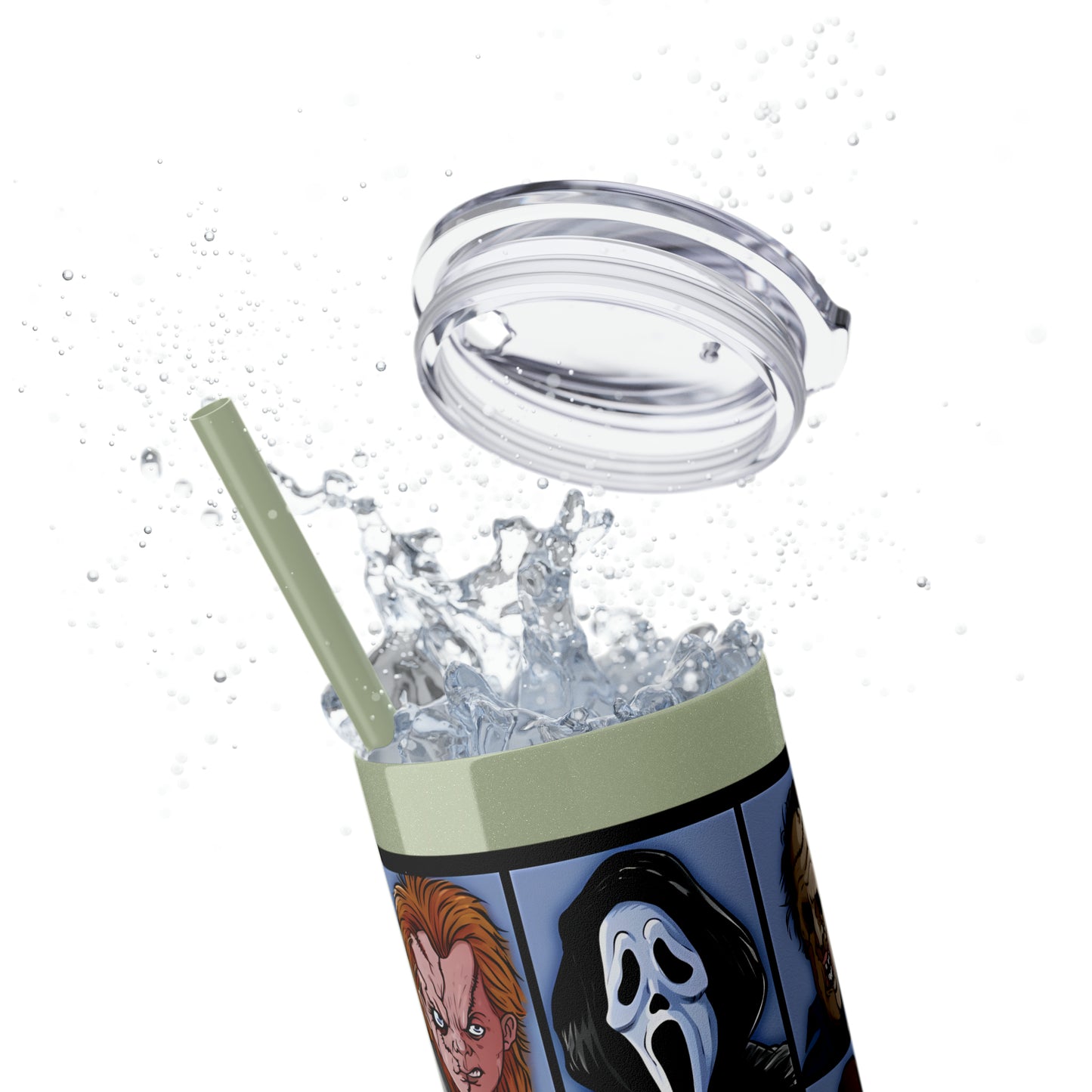 Skinny Tumbler with Straw, 20oz