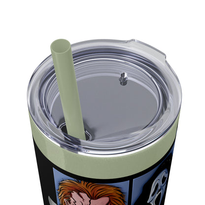 Skinny Tumbler with Straw, 20oz