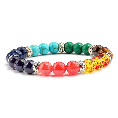 Chakra Bracelets, For Men Women, Natural Stone Beads