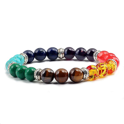 Chakra Bracelets, For Men Women, Natural Stone Beads