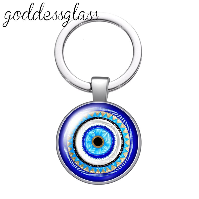 Blue Evil Eye keychain