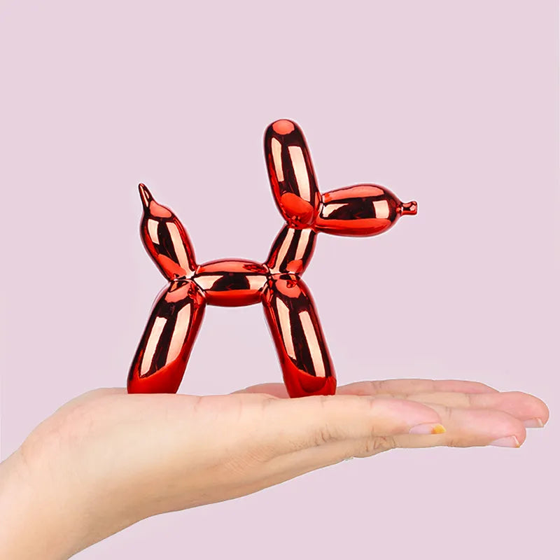 Resin Dog Ornaments, Balloon Dog Crafts/Sculpture Home Decoration