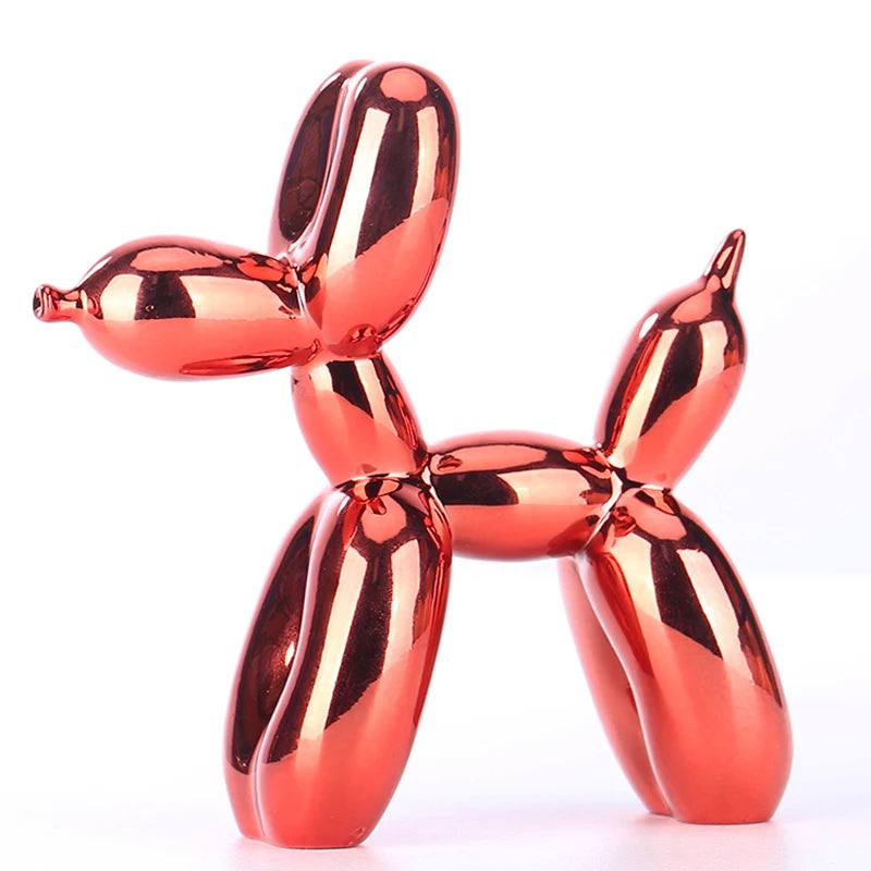 Resin Dog Ornaments, Balloon Dog Crafts/Sculpture Home Decoration