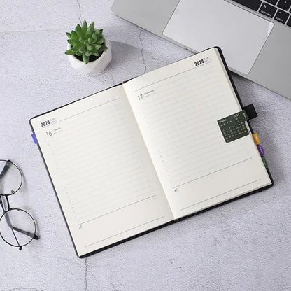 2024 Portable Agenda Book Calendar Book A5