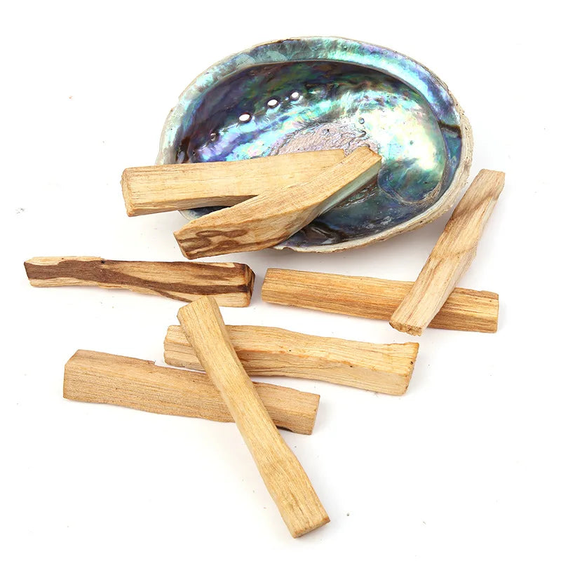 1PC Natural Palo Santo Wood Irregular Resin Flavor Incense Sticks Smudging Stick  Aroma Therapy. Meditation