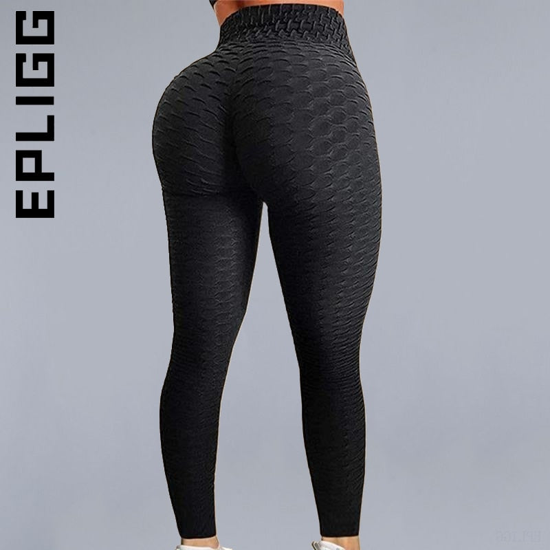 Epligg Sexy High Waist Legins Workout Jeggings Push Up Leggings Women's Anti Cellulite Legging Fitness Run Black Leggins