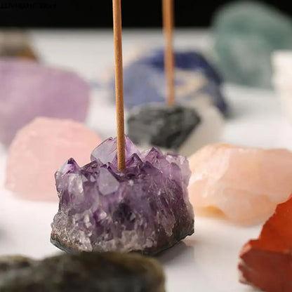 1Pc Natural Stone THIS IS AN INCENSE HOLDERb Base Aromatherapy