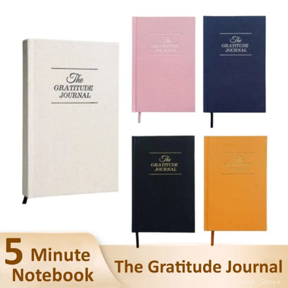 The Gratitude Journal, 5 Minute Journal ,Daily Notebook For More Happiness,Optimism,Affirmation,