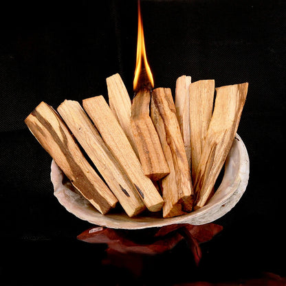 1PC Natural Palo Santo Wood Irregular Resin Flavor Incense Sticks Smudging Stick  Aroma Therapy. Meditation