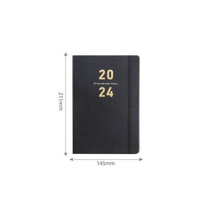 2024 Portable Agenda Book Calendar Book A5