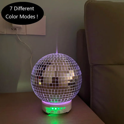 Disco Ball Diffuser Rotating Essential Oil Diffusers Aromatherapy