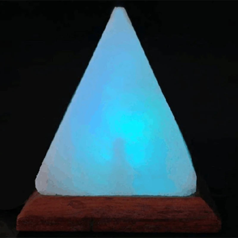 USB Led Pyramid Salt Crystal Lamp Crystal Decorative amp Atmosphere Lamp