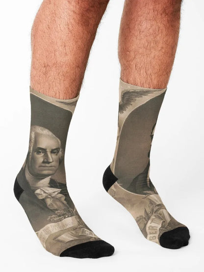 US Presidents George Washington sock set