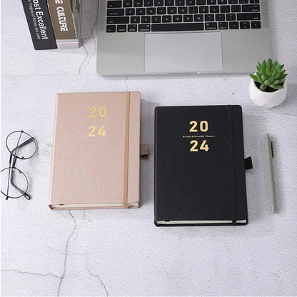 2024 Portable Agenda Book Calendar Book A5