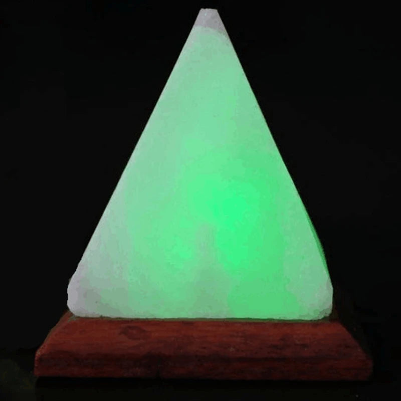 USB Led Pyramid Salt Crystal Lamp Crystal Decorative amp Atmosphere Lamp