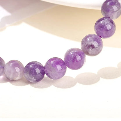 Natural Dream Lace Amethyst Stone Beaded Bracelets