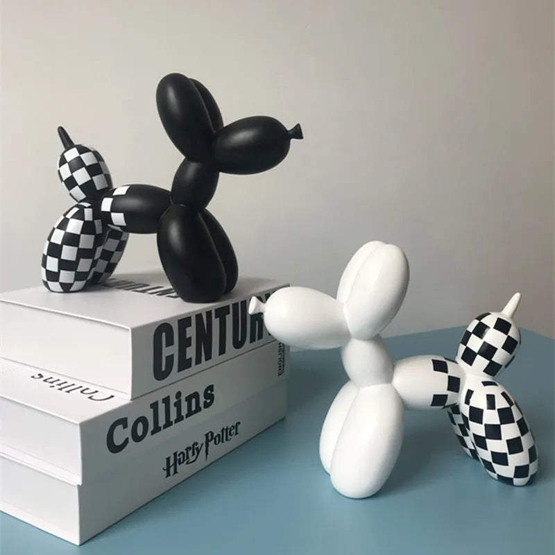 Cute Balloon Dog Resin Crafts, Creative Figurines