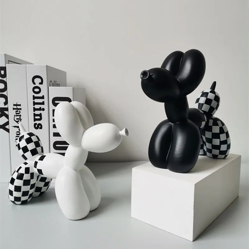 Cute Balloon Dog Resin Crafts, Creative Figurines