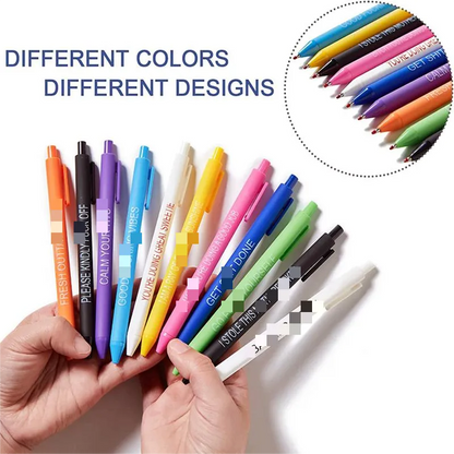 11Pcs Funny Pens Set for Adults,Premium Novelty Ballpoint Pen Complaining Funny Office Gifts for Coworkers Students