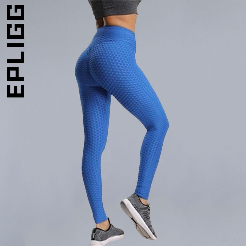 Epligg Sexy High Waist Legins Workout Jeggings Push Up Leggings Women's Anti Cellulite Legging Fitness Run Black Leggins