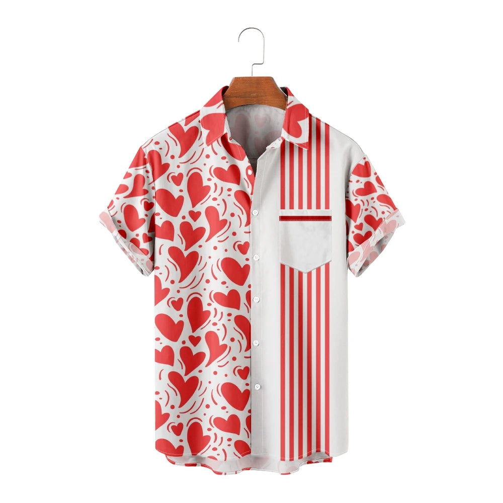 Men's Casual Hawaiian Shirts, Short Sleeve