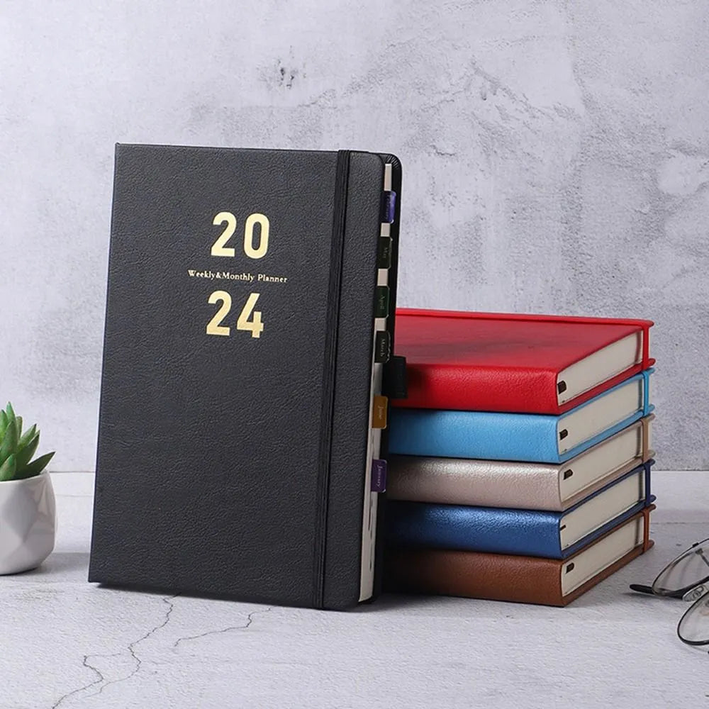 2024 Portable Agenda Book Calendar Book A5