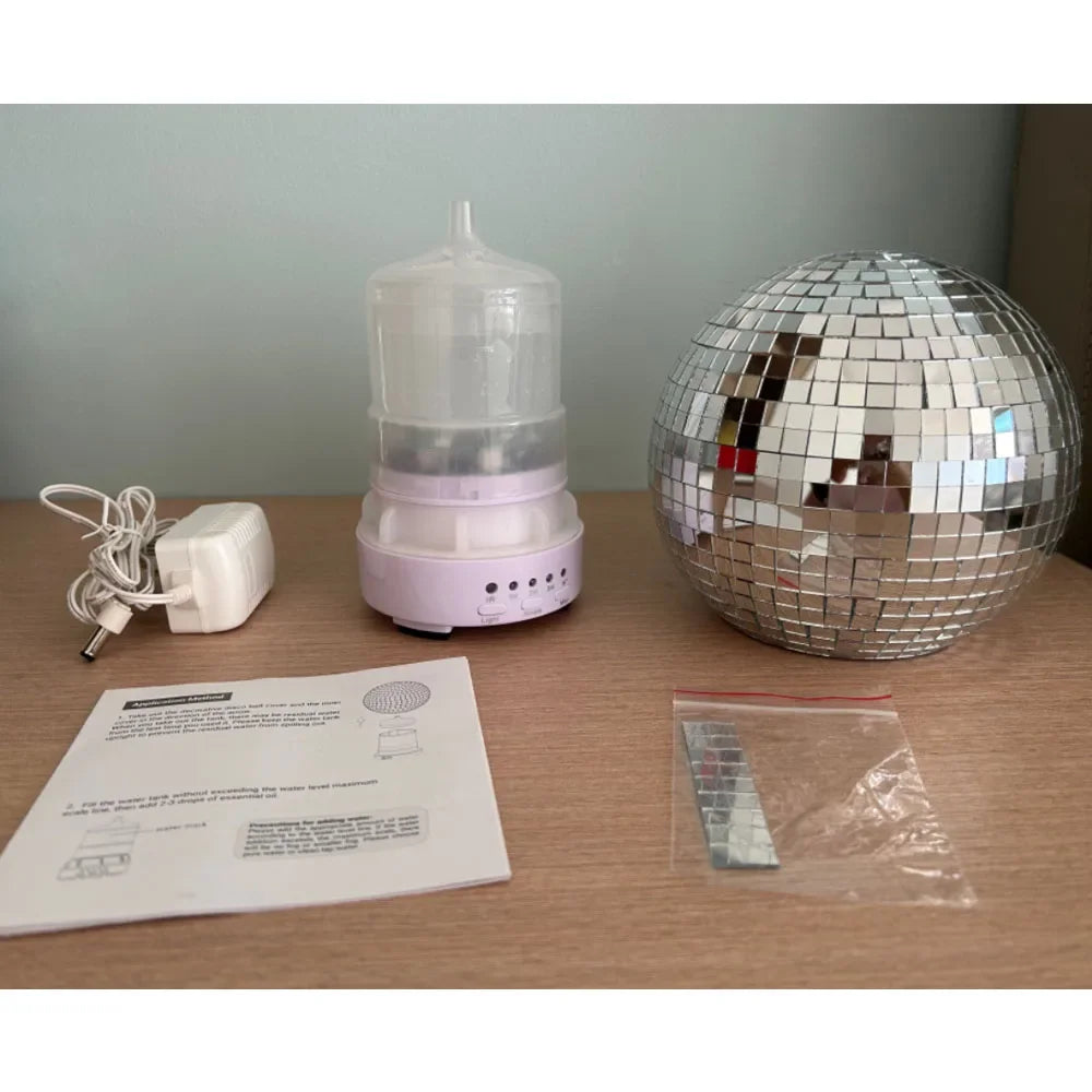 Disco Ball Diffuser, Rotating Essential Oil Diffusers, Aromatherapy, Cool Oil Diffuser