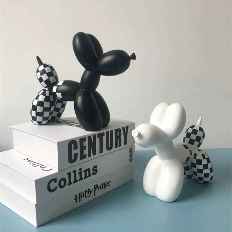 Cute Balloon Dog Resin Crafts, Creative Figurines