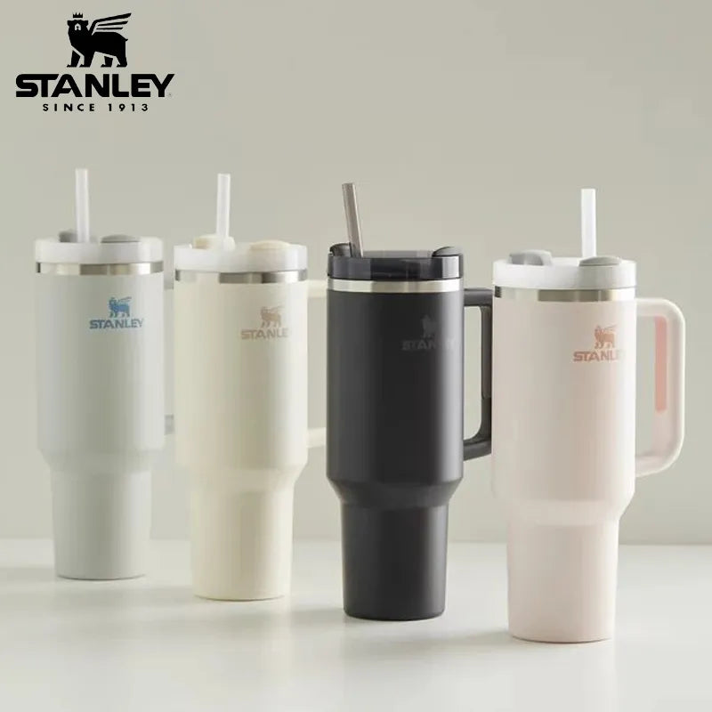 40oz Stanley Adventure Quencher H2.0 Tumbler With Handle Stainless Steel 40 Oz Water Bottle  Vacuum Insulated Travel Cup