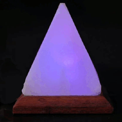 USB Led Pyramid Salt Crystal Lamp Crystal Decorative amp Atmosphere Lamp