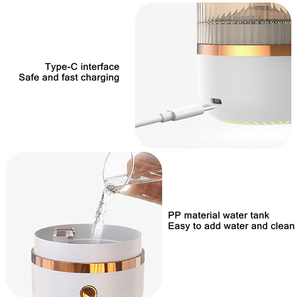 Mini Aromatherapy Air Humidifier, Salt Stone Aromatheraphy, Humidifier Automatic Power-Off with LED Light for Household