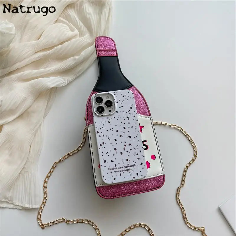 Creative Bottle Shape Crossbody Bags