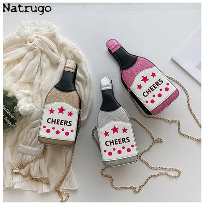 Creative Bottle Shape Crossbody Bags