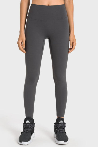 High-Rise Wide Waistband Yoga Leggings - Stellar Soul 