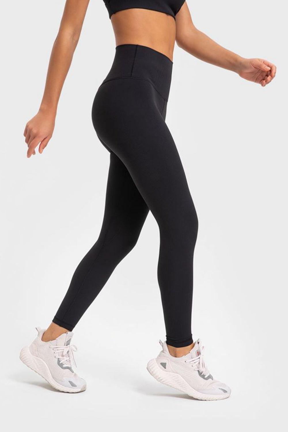 Highly Stretchy Wide Waistband Yoga Leggings - Stellar Soul 