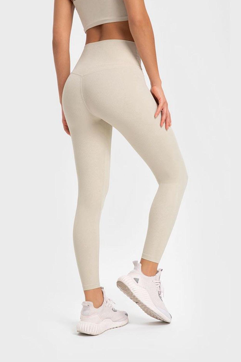 Highly Stretchy Wide Waistband Yoga Leggings - Stellar Soul 