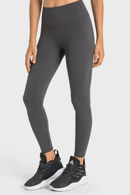 High-Rise Wide Waistband Yoga Leggings - Stellar Soul 