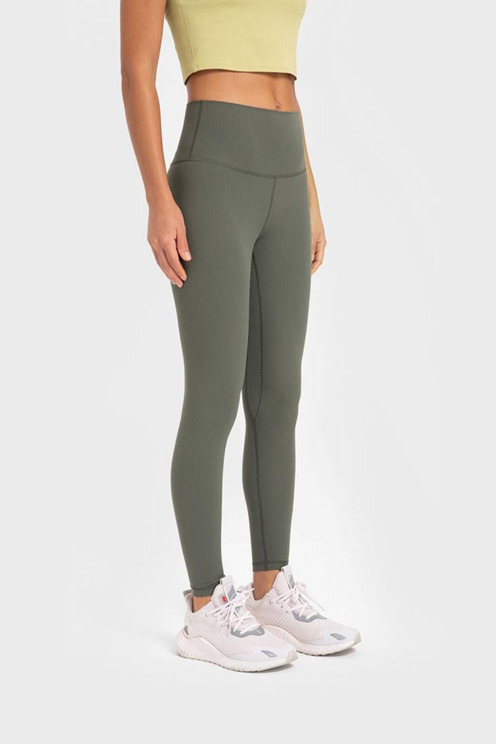 Highly Stretchy Wide Waistband Yoga Leggings - Stellar Soul 