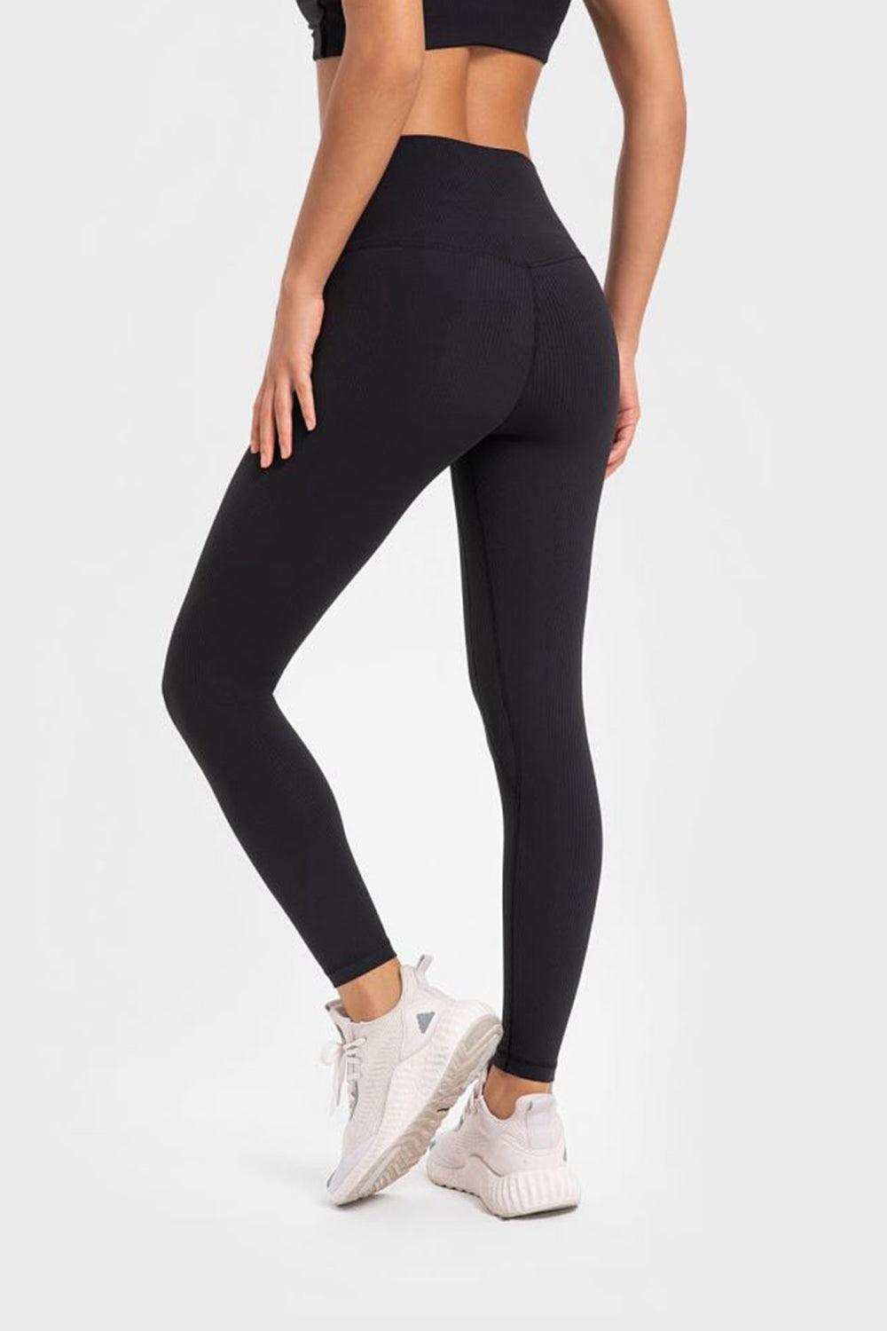 Highly Stretchy Wide Waistband Yoga Leggings - Stellar Soul 