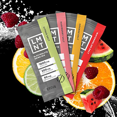 LMNT Keto Electrolyte Powder Packets | Paleo Hydration Powder | No Sugar, No Artificial Ingredients | Variety Pack | 12 Stick Packs