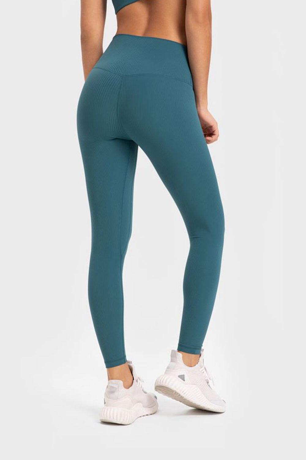 Highly Stretchy Wide Waistband Yoga Leggings - Stellar Soul 