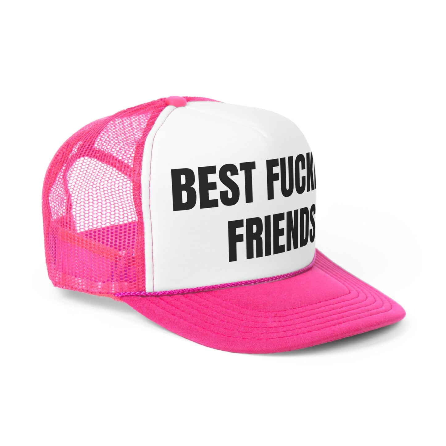 Best Fucking Friends Funny Trucker Hat-10